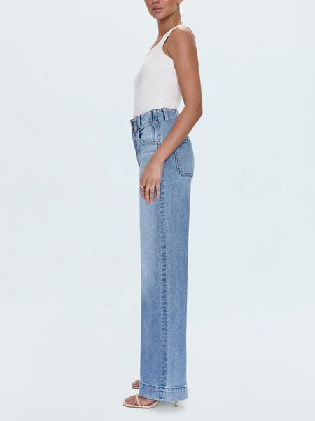 Lana Double Button Jean in Terrace