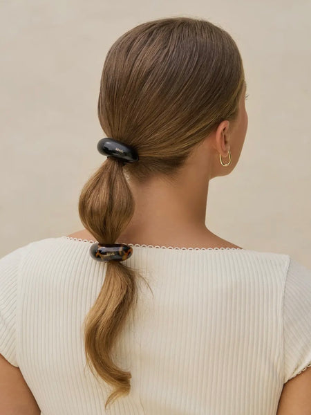 Black & Tort Cloud Cuffs Medium