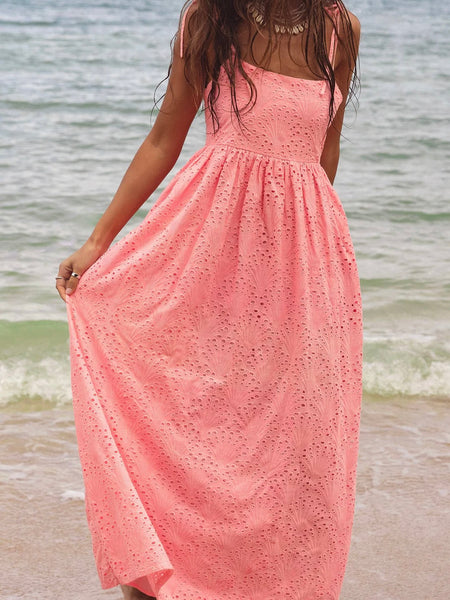 Valory Maxi Dress in Seashell Pink