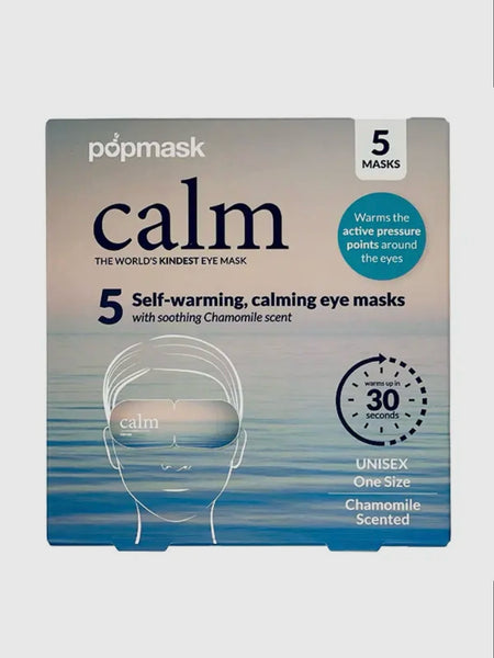 Calm Self-Warming Chamomile Sleep Masks 5pk