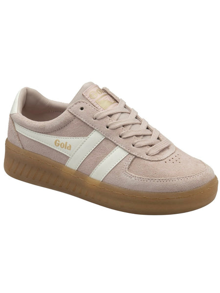 Grandslam Suede Sneakers in Rose & Off White
