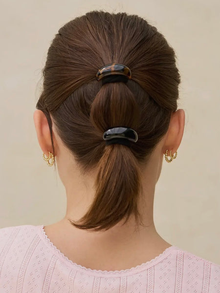 Black & Tort Cloud Cuffs Small