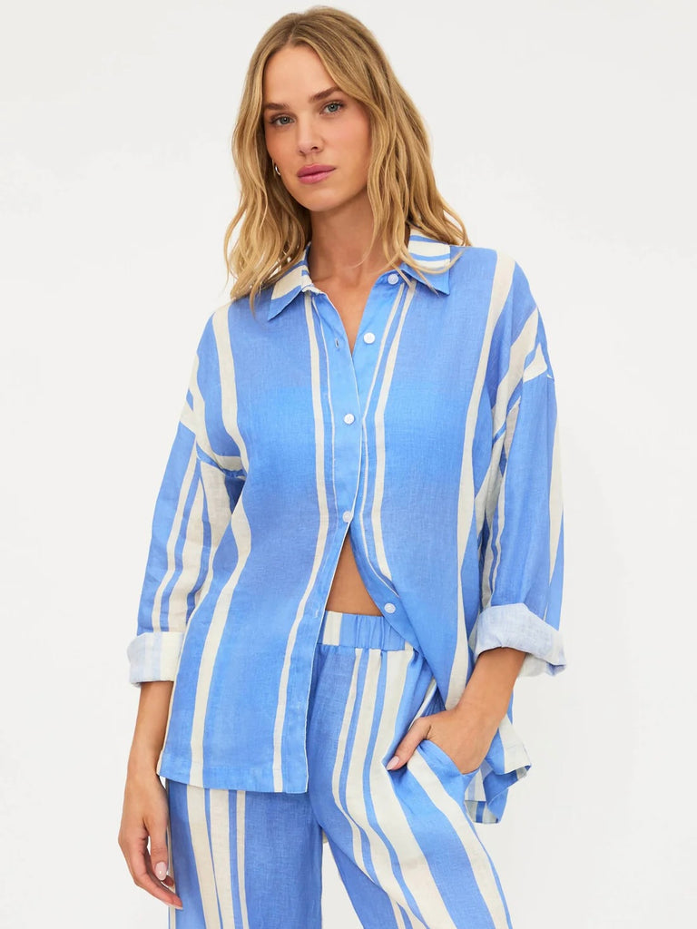 Cassidy Top in Harbor Stripe