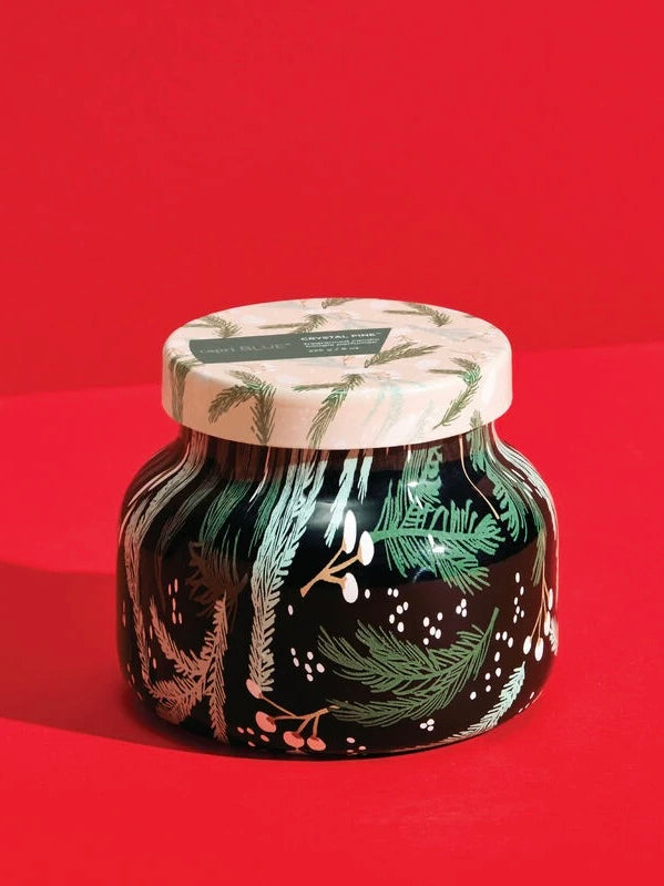 Crystal Pine Holiday Pattern Play Petite Jar 8oz