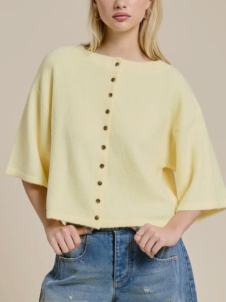 Best of Buttons Cardi in Butter