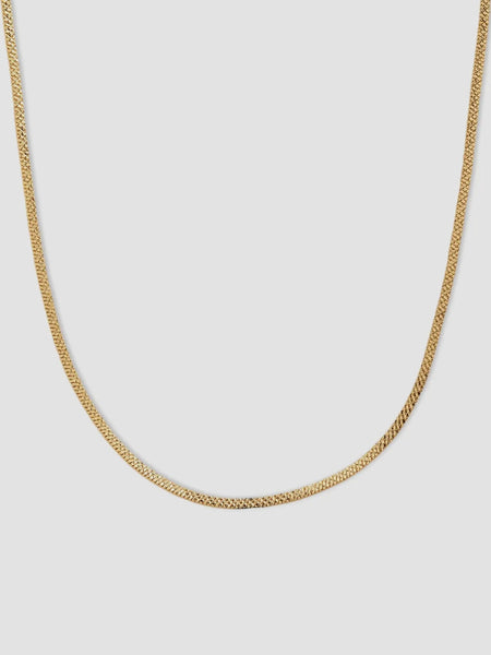 Flat Snake Chain Necklace