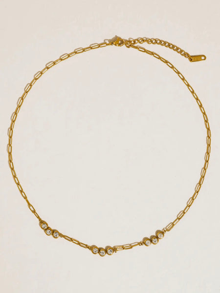 Eclaire CZ Chain Necklace