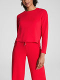 AirEssentials Relaxed Long Sleeve Top in Spanx Red