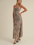 Leopard Lady Dress in Brown