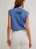 Be Merry Sweater in Blissful Blue Combo