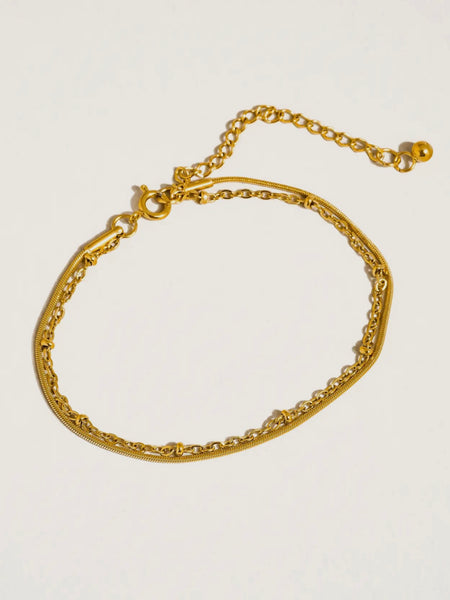 Alma Double Chain Bracelet