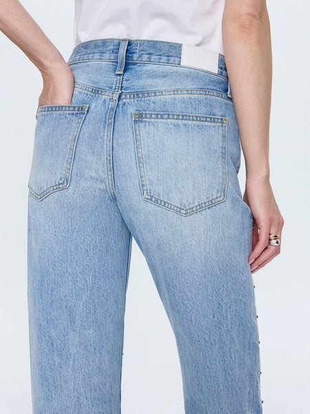 Lexi Mid Rise Bowed Jean in Aries