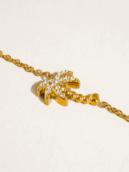 Quincee Ocean Bracelet in Palm Tree
