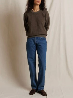 Ziggy Inside Out Sweatshirt in Dark Olive