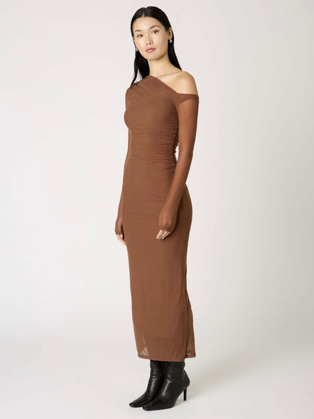 Lyra Dress in Truffle