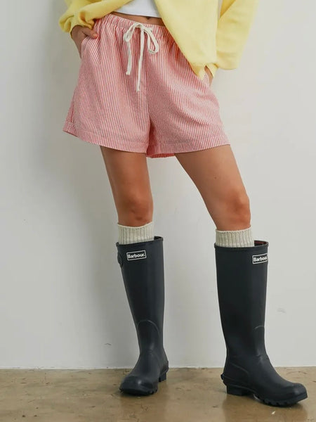 Balboa Boxer Short in Red