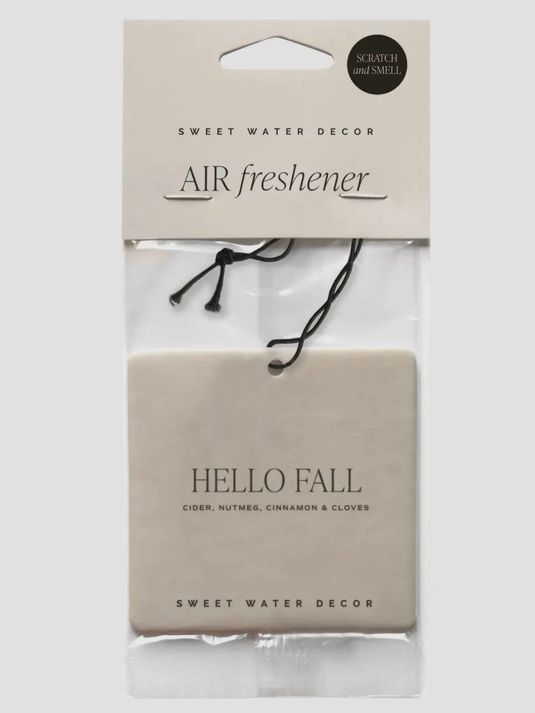 Hello Fall Hanging Air Freshener