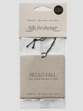 Hello Fall Hanging Air Freshener