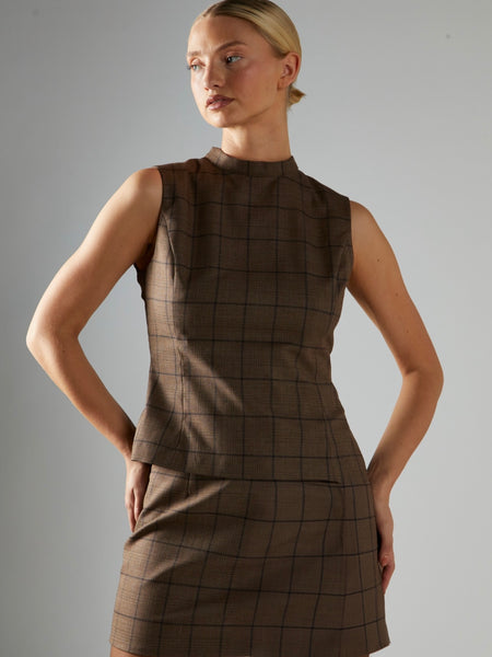 Bows Are (In The) Back Top in Brown