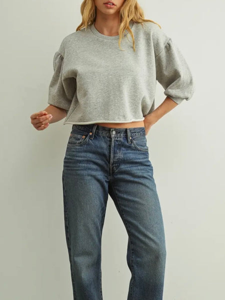 On A Roll Sweatshirt in Grey