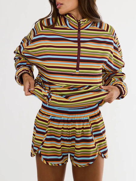 Nadia Short in Paradise Stripe