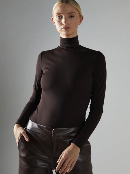 Take A Bite Bodysuit in Bitter Chocolate