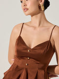 Paislee Top in Brown