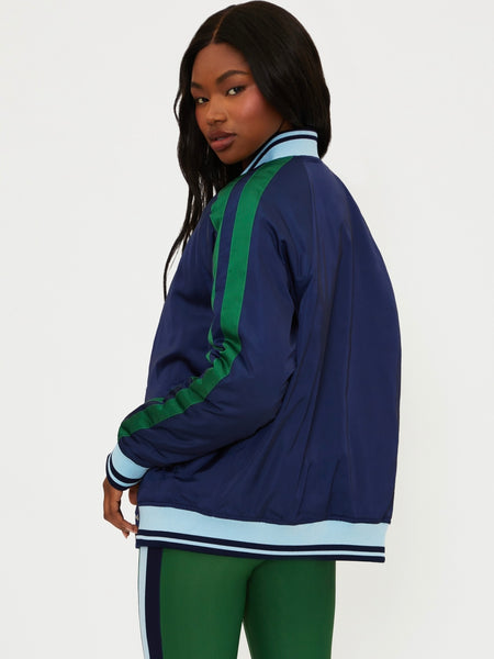 Flight Jacket in Ivy Colorblock