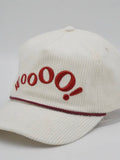 Woo! Cord Trucker Hat in Ivory