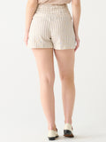 Batter Up Short in Oat/Charcoal Stripe
