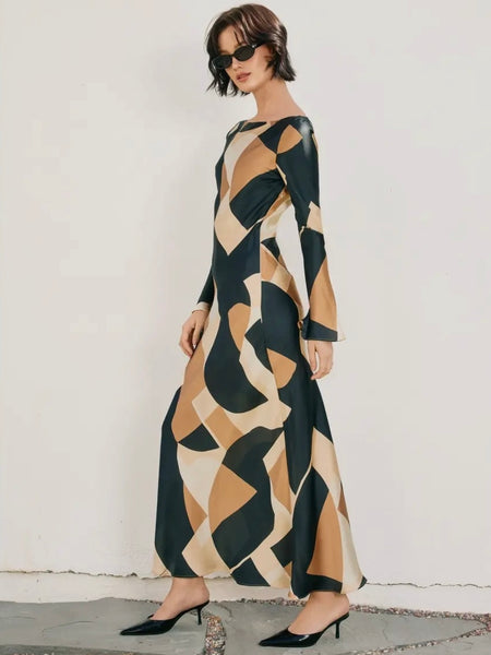 First Class Fit Maxi in Midnight Taupe