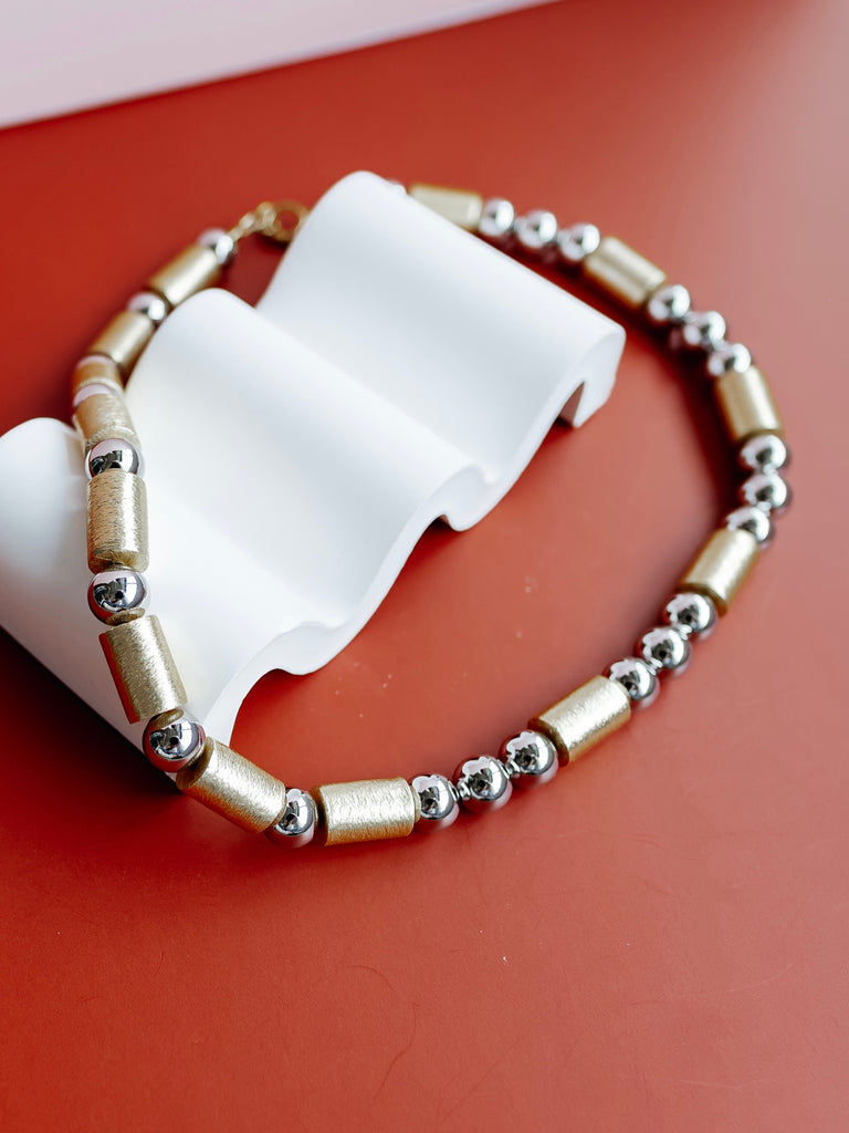 Viera Two Tone Necklace