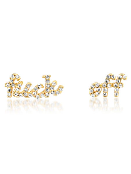 F*ck Off Mismatched Studs