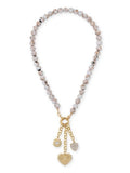 San Tropez Charm Necklace in Neutral