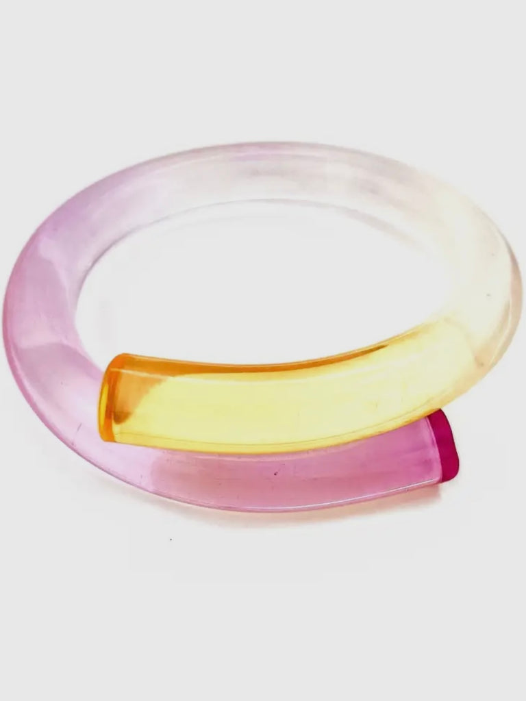 Ombre Bangle in Pink & Yellow