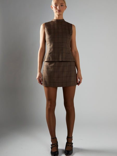 Bows Are (In The) Back Top in Brown