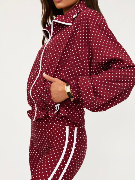 Casen Jacket in Crimson Dot