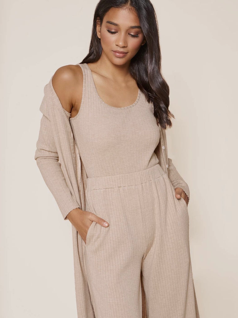 It's Complicated Tank Top in Oatmeal