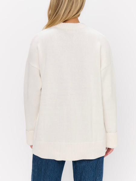 Fireside Sweater in Christmas Tree Knit