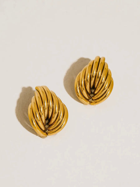 Lysandra Layered Teardrop Earrings