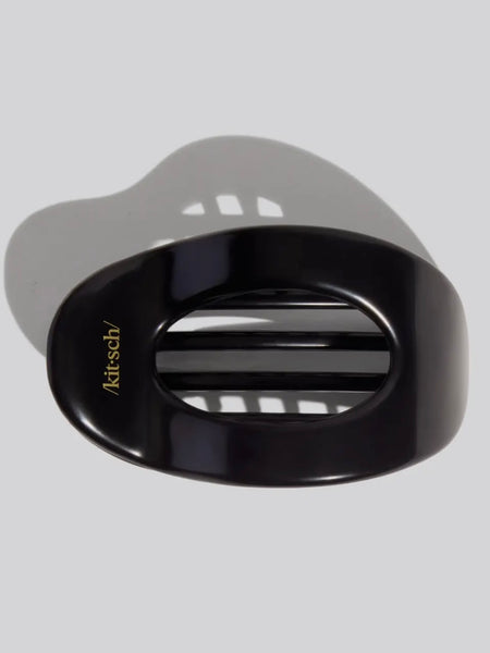 Black Flat Cloud Clip Medium