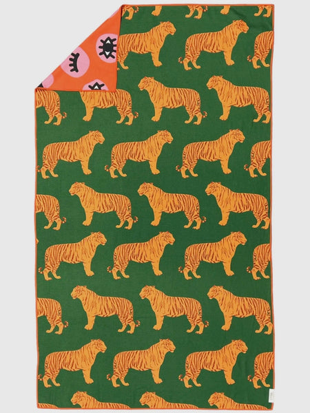 Eye of the Tiger Reversible Pool Towel