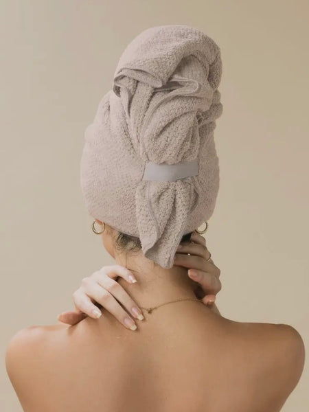 Hero Hair Towel in Latte