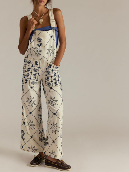 Rising Sun Overall in Solar Ecru