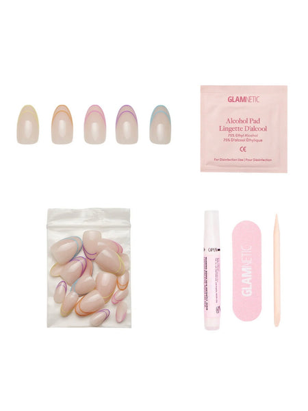 Neon Lights Press On Nails