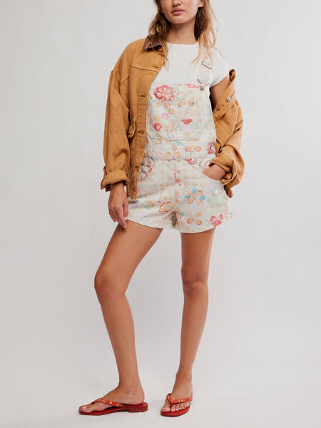 Ziggy Printed Shortall in Sun Drenched Combo