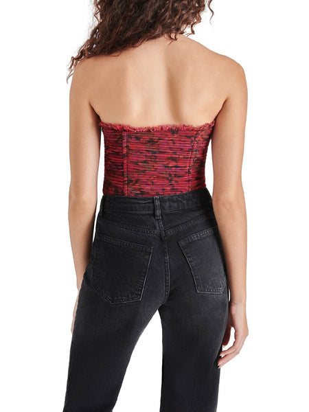 Sybil Bodysuit in Dark Fuchsia