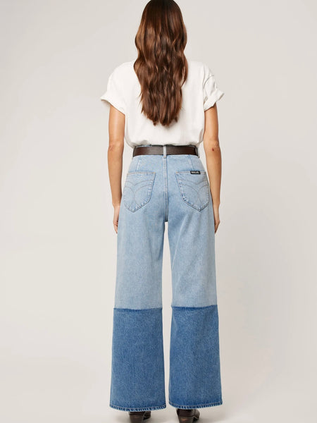 Studio Flare Chevron in Light Vintage Indigo