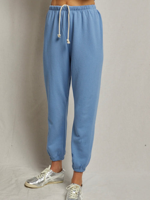 Johnny French Terry Sweatpants in Carolina Blue