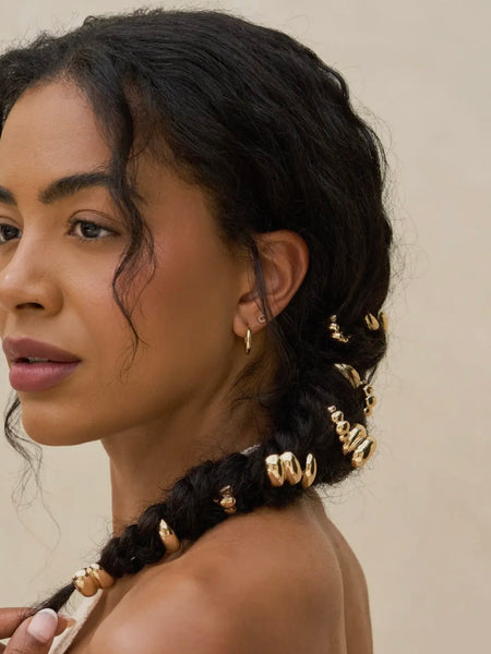 Gold Metal Pony Pins 3pc Set